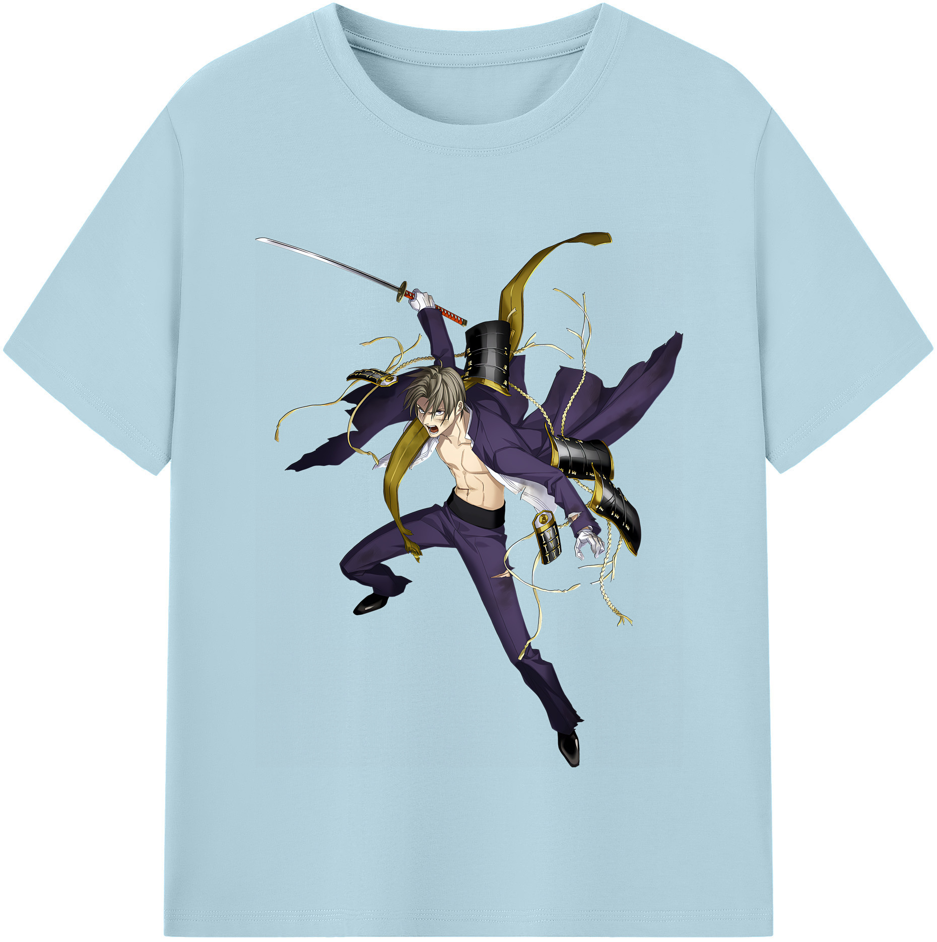 （画像用） 刀剣乱舞 Touken Ranbu 綿100％半袖Tシャツ（フロントプリント）